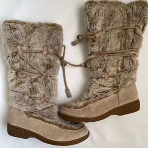 Sam Edelman Fur Boots extremely size 7 1/2